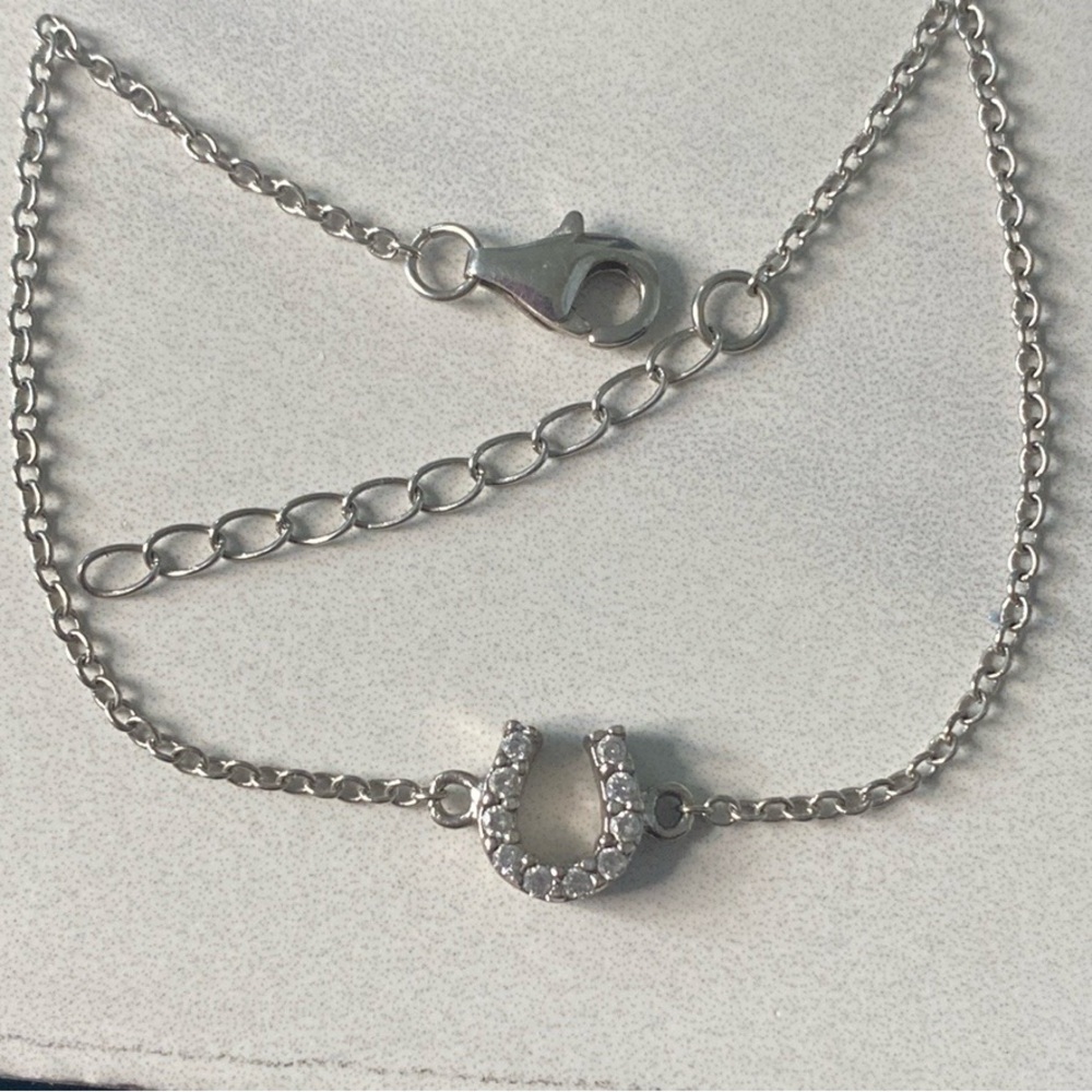 Silver Horseshoe Bracelet
